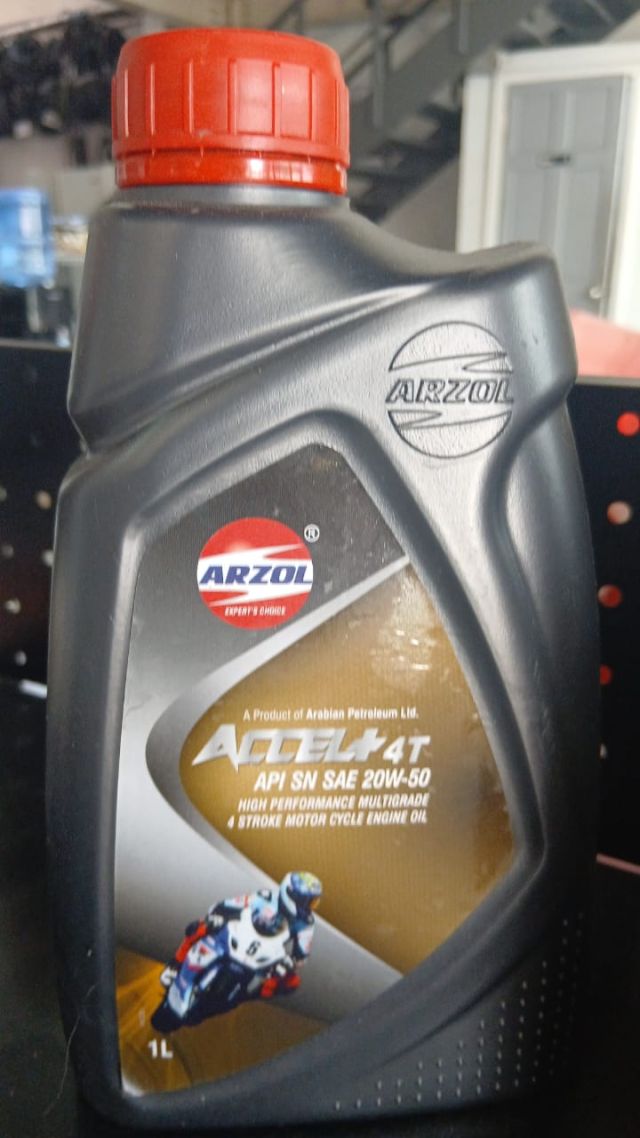 Arzol Accel Plus Oil 20W50 Gas SN 1L