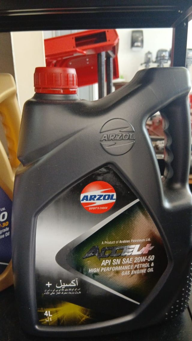 Arzol Accel Plus Oil 20W50 Gas SN 4L