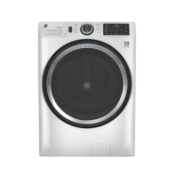 GE 4.8CU Ft. Smart White Front Load Washer with Odor Block Ultra fresh Vent System